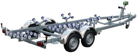 Multi-Axle Braked Boat Trailers